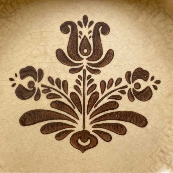 Vtg Pfaltzgraff Village Quiche Dish #233 Beige 9" - Picture 4 of 12